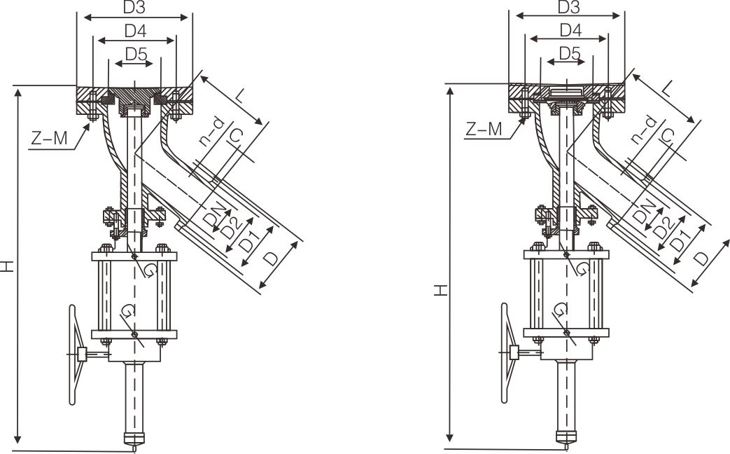 Up/Down expansion pneumatic discharge valve(图1)